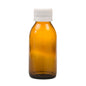 100ml Amber Bottle with Temper Evident Lid (28/410)