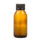 100ml Amber Bottle with Temper Evident Lid (28/410)